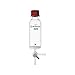 Chemglass CG-1864-02, Peptide Synthesis Solid Phase Vessel, Medium Frit, 2mm T-Bore PTFE Stopcock, GL 25 Thread, 25mL Capacity