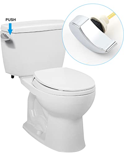 Hibbent Metal Side Mount Toilet Handle Replacement, Chrome - image 8