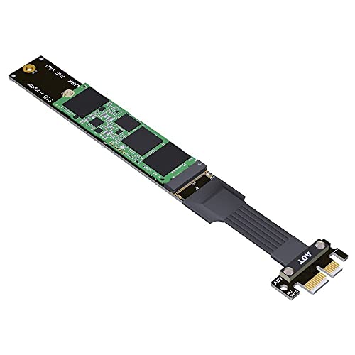 Cable M.2 NVMe SSD a PCIe 4.0 X1 soluciona falta de espacio en placa con extensor de 50 cm 3