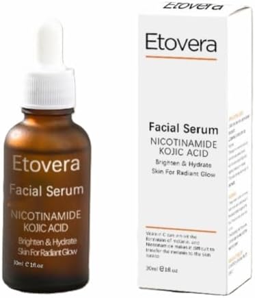 Brightening Serum with Niacinamide, Vitamin C & Kojic Acid – Helps Improve Skin Radiance, Smoothness & Hydration for a Healthy-Looking Glow | 30 ml