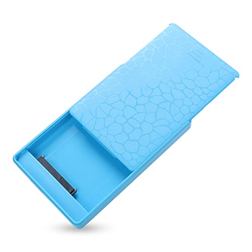 Image of GLINK GHD009-2.5 inch USB 2.0 Premium External HDD Enclosure Case Cover for SATA SSD HDD | High Speed Upto 480 MBPS | Tool Free Installation | Blue