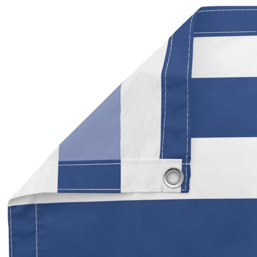 Écran de balcon en tissu Oxford résistant aux UV avec œillets aluminium - 5