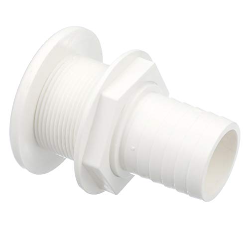 Connecteur traversant de coque Seachoice à collerette large blanche - 3