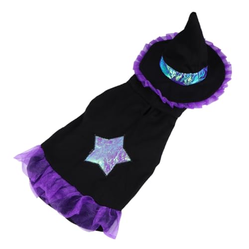 Disfraz de mago para perro talla L Halloween