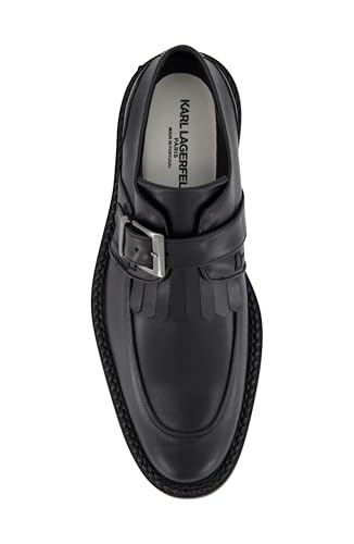 KARL LAGERFELD Men's Single Monk Fringe Moctoe Sneaker2
