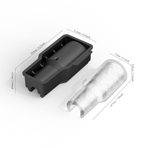 Moldes de hielo reutilizables de silicona para Stanley 40 oz miniatura 4
