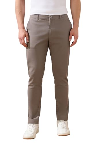 Pantalon chino droit extensible homme Dennis Lingo sans rigidité