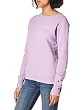 Champion Women's Powerblend Crew, Left Chest Script, Water Iris, X-Small
