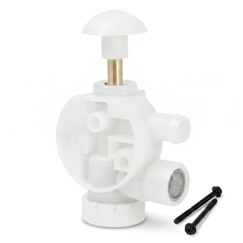 Image of Halotronics RV Toilet Flush Valve for Sealand EcoVac Vacuflush 385314349 | Replaces OEM 385314349. Fits Sealand EcoVac Vacuflush pedal-flush toilets in campers, trailers, boats and RVs.