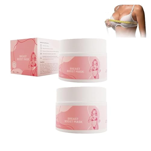 Crema de mascarilla para aumentar los senos, crema de belleza para los senos, mascarilla para aumentar los senos Glowavenue, suero nutritivo para levantar y reafirmar el busto (2 piezas)
