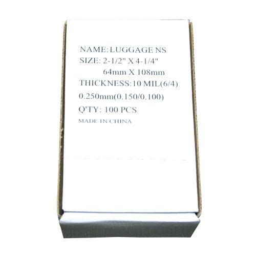 Mybinding Clear Luggage Tag Size Thermal Laminating Pouches - 10 Milimeters Thick, 2-1/2 Inch X 4-1/4 Inch Luggage Tag Size, 100 Pack (Tlp10Luggagens) #TOP1
