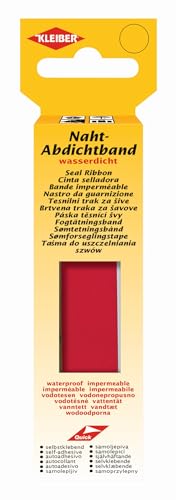 Kleiber 3 m x 2 cm Self Adhesive Waterproof Fabric Seam Repair Tape for Tents Coats Umbrellas Etcetera, Red