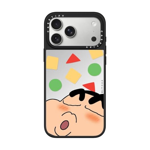 CASETiFY ~[ iPhone 17 Pro Max P[X [(X}zJo[) / MagSafeΉ/wh~/Crayon Shin-chan Co-Lab] - Vo[ (ubNop[) - Crayon Shinchan Fac