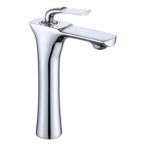 Robinet mitigeur eau chaude et froide en laiton or brossé avec cartouche céramique