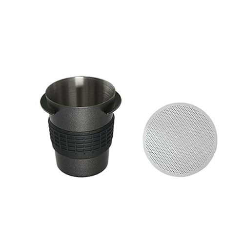 LckCryspho コーヒー投与カップスクリーンセット ? 耐摩耗性金属製エスプレッソマシン用再利用可能フィルター (53mm)