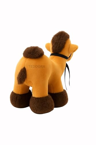 Image of Camel Soft Toy for Girls Boys Kids, Brown, Desert Animal Stuffed Baby Teddy Gift Birthday, 23 cm