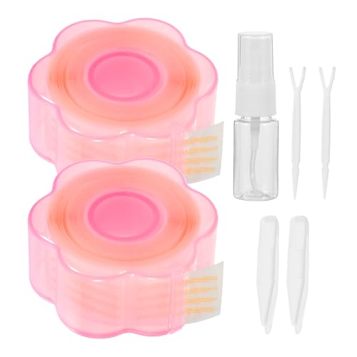VALICLUD Cinta Adhesiva Doble Párpado Invisible Tiras Lifting y Modelado para Maquillaje Duradero con Spray Soporte Fuerte y Uso Fácil para Mujeres