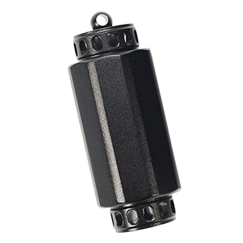 Pastillero impermeable portatil de aluminio llavero contenedor para senderismo