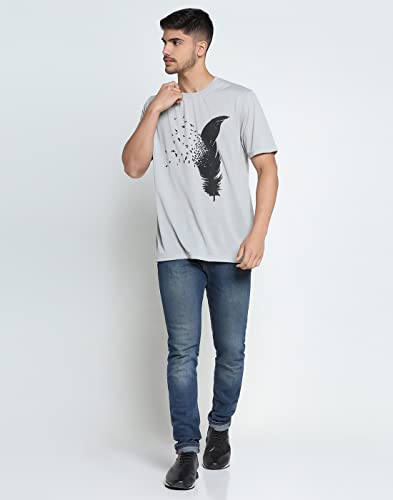 Image of INKKR Men Half Sleeve Printed Roundneck T-Shirt Combo
