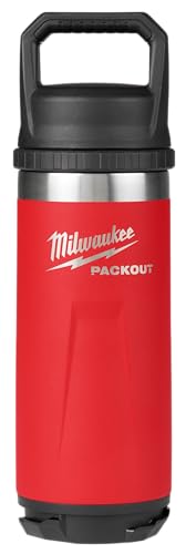 Milwaukee Electric - PACKOUTTRADE 18OZ Insulated Bottle with Chug LID