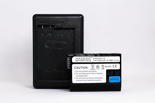 Axcess-EN-EL15-EN-EL15B-Battery-2050mah-and-Battery-Charger-Kit-Compatible-with-Nikon-D7500-D500-D600-D610-D750-D800-D810-D810a-D850-D7000-D7100-D7200-Digital-SLR-Cameras
