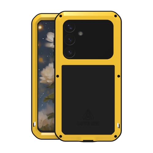 Coque militaire Samsung S25 Plus jaune idéale pour les chantiers et l'outdoor