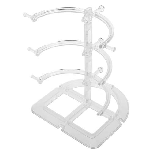 ULTECHNOVO Elegant Sunglasses Holder Stand 2-piece Glasses Display Stand Riser for Eyeglasses and Sunglasses Storage
