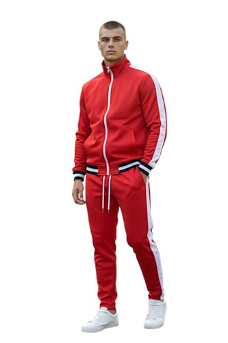 Image of SCREENSHOT Screenshotbrand Mens Hip Hop Slim Fit Track Pants - Athletic Jogger Bottom with Side Taping