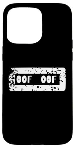 OOF OOF Divertido Blox Gamer Noob Streamer Meme Juego Broma OOF Carcasa para iPhone 15 Pro MAX