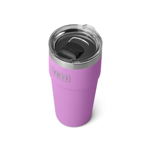 Image of YETI Rambler 20 oz Stackable Tumbler, Stainless Steel, Vacuum Insulated with MagSlider Lid