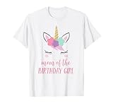 Cute Unicorn Mom Shirt, Mom of the Birthday Girl T-Shirt