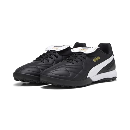 PUMA Unisex King Top Tt Fußballschuhe, Puma Black Puma White Puma Gold, 37.5 EU – Ansicht 5