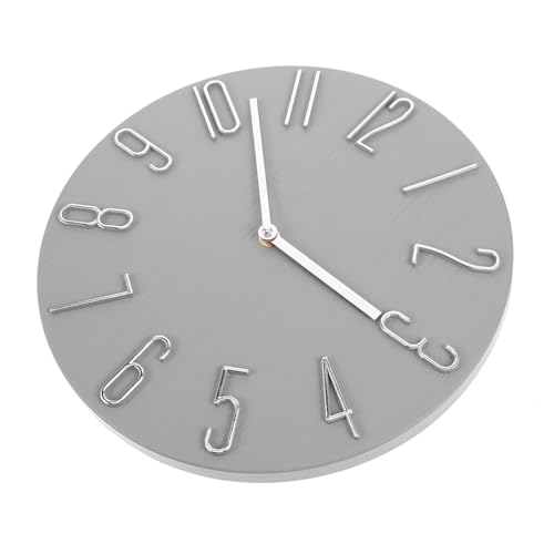 Horloge murale analogique décorative au design moderne épuré - 2