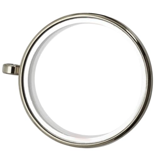 JOINPAYA Collar Colgante Redondo de Acero Inoxidable 20Mm Marco de Fotos Abierto DIY para Recuerdos y Regalos Festivos