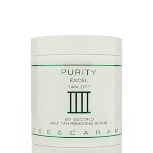 Rose & Caramel Purity Excel 60 Second Fake Tan Remover. Express Exfoliating Self Tan Eraser. Rapid Tan Removal. Quick…