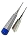 ArtLaB-Dental Luxating Elevator Dental Root Elevators Straight Curved Tip-Periotome Luxating Elevator Apical Root Dental Elavators Extracting Extraction (Elevator STR 1.5MM Blue)