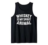 Whiskey Is My Spirit Animal T-Shirt Drinking Shirt Tank Top