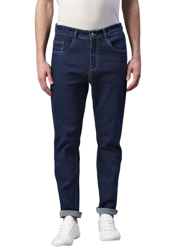 Image of Hubberholme Men's Stretchable Slim Fit Jeans - Casual Cotton Jeans for Men