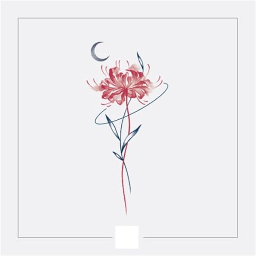 Amore infinito altro lato degli adesivi per tatuaggi floreali, simulazione impermeabile, può essere un tatuaggio patriottico del vento, adesivi femminili