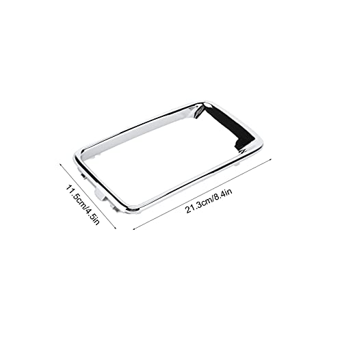 Image of Front Grill Trim Insert Ring, ABS Front Grille Trim Ring Chrome Plated Modification Replacement for 2014‑2016 (7PCS /Set)