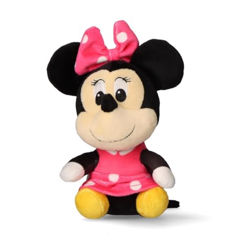 CERDÁ Life'S Little Moments - Porta-chaves de peluche Minnie Mouse com gancho de plástico, acessório infantil para mochilas, malas e capas, suave, leve - licença oficial Disney