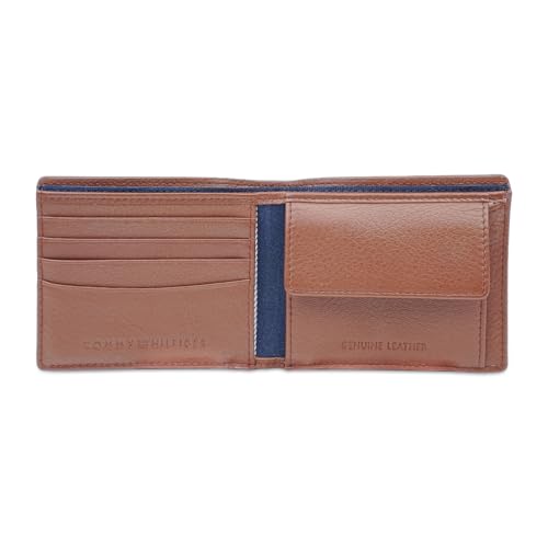Image of Tommy Hilfiger Amadeus Men Gift Set | Tan | Wallet & Card Holder | Keyfob | Casual