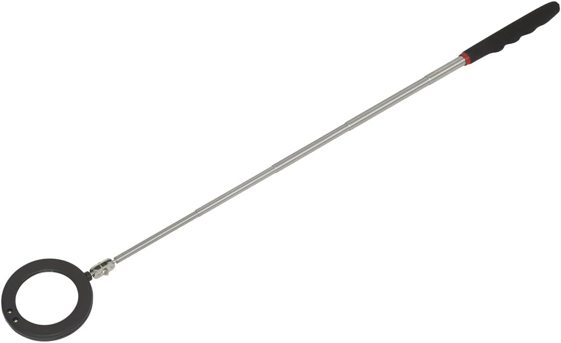 Sealey Telescopic Inspection Mirror Ø55mm with LED S0947
