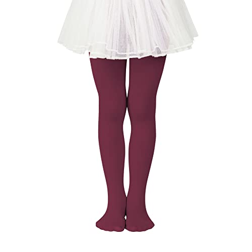 Image of Zando Ballet Tights for Girls - Ultra Soft Girls Dance Tights Elastic Ballet Footed Halloween Tight Girl for Daily School