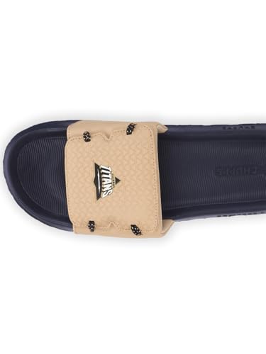 Image of CHUPPS Gt Brave Gold Drift Orthopedic Slippers | Soft Footpharma Footbed | Breathable Ventilation Holes | Lightweight Flip Flops | Anti-Skid Chappals for Everyday For Mens