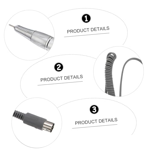 Poignée de perceuse à ongles à faible vibration