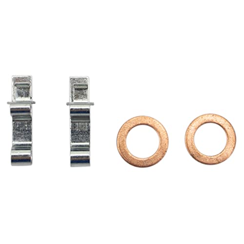 Image of TRQ Rear Brake Pad and Rotor Set Ceramic G Coated Rotors Calipers