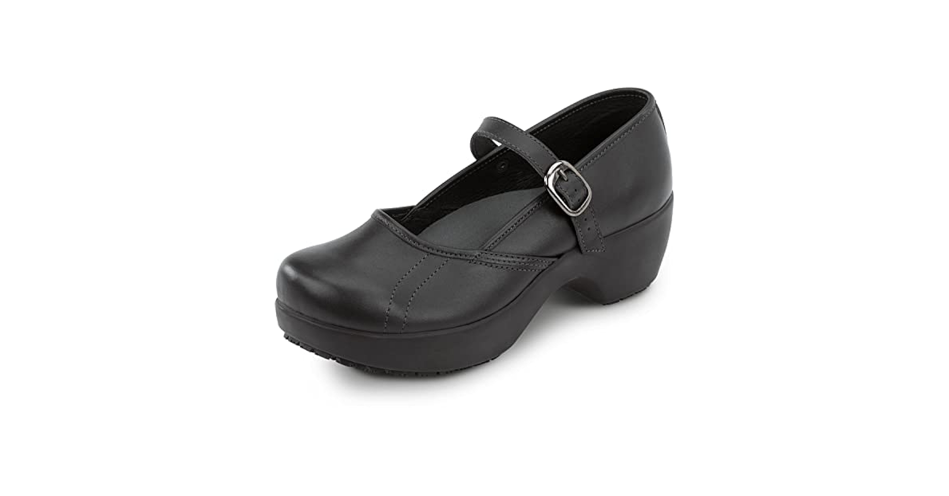 モカ Amazon.com | SR Max Vienna Women's Black Mary Jane Clog