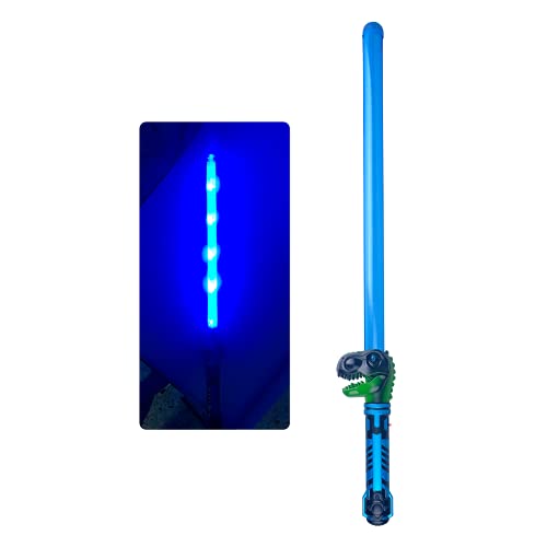 Toyng ESPADA DINOSSAURO COM LUZ E SOM/ 1DZ GLVE, Azul