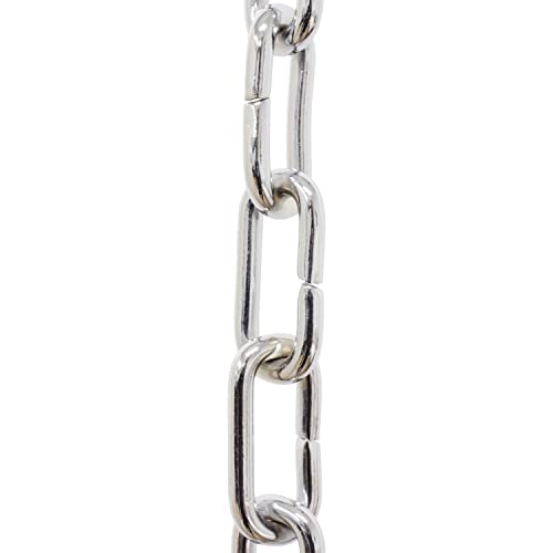 Image of RCH Hardware CH-07-PC Brass Chandelier Chain, Polished Chrome (1 Foot)